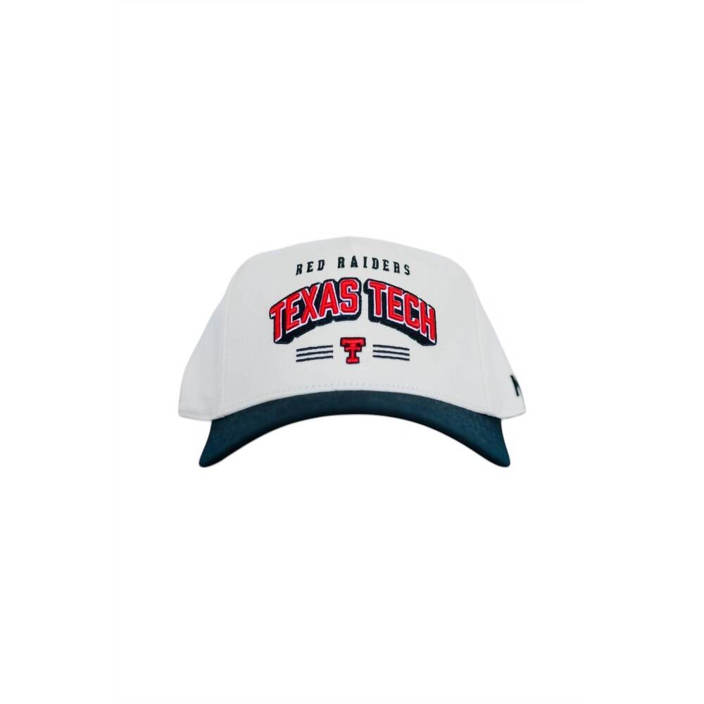 NEW NO RIVALS men's texas tech letterman hat in white